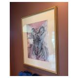 Zebra Portrait Framed Print