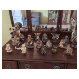 Collection of Boyds Bears and Cherished Teddies Figurines