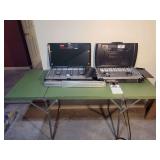 Two Coleman Propane Two-Burner Camping Stoves