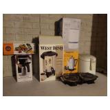 Assorted Kitchen Appliances and Household Items Collection