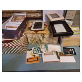 Collection of Assorted Greeting Cards and Decorative Storage Boxes