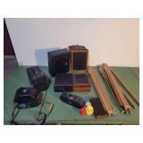 Collection of Photographic Equipment Including Komaflex-S Camera and Keystone 8mm Camera