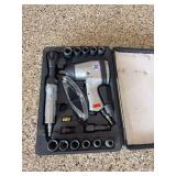 Campbell Hausfeld Pneumatic Impact Wrench and Ratchet Set with Case