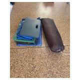 Assorted Tarps and Foam Kneeling Pad