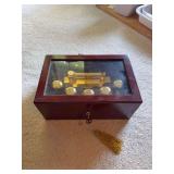 Electronic Musical Bell Box with Wood Case