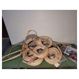 Basket Weaving Supplies and Instructional Literature Collection