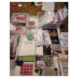Assorted Scrapbooking and Paper Crafting Supplies Collection