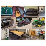 Morton, IL Personal Property - Honda Ridgeline, John Deere, Workshop, Furniture and more