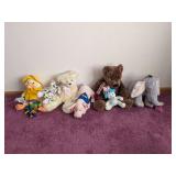 Collection of Assorted Plush Stuffed Animals
