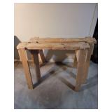 Pair of Custom Built Wooden Sawhorses