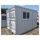 Storage Container with Door and Window