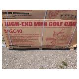 High-End Mini Golf Cart MGC40 - GREEN - 110V in Factory Box