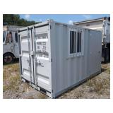 Storage Container with Side Door and Window