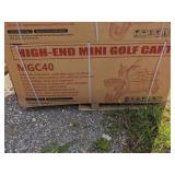 High-End Mini Golf Cart MGC40 - GREEN - 110V in Factory Box