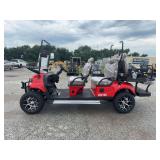Assembled - SDL 6 Seater Golf Cart - HQ100 - RED