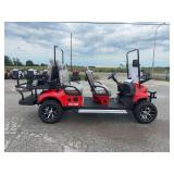 Assembled - SDL 6 Seater Golf Cart - HQ100 - RED