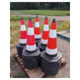 (50) High-Visibility Traffic Safety Cones 28" Tall