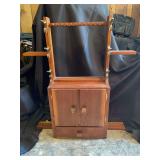 Wooden Multi-Arrow Storage Cabinet and Display Rack