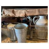 Assorted Farm Equipment and Plastic Sign Letters Lot