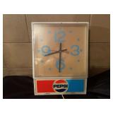 Pepsi Junior New Dimension Illuminated Wall Clock, February 1978