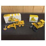 (2) 1/50 Caterpillar Grader + Crawler NZG