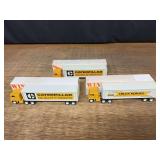 (3) 1/64 Caterpillar Semis NIB Winross