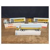 (3) 1/64 Caterpillar Semis NIB Winross
