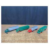 (4) Semi Trucks + Trailers