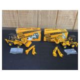 (2) 1/35 Case Backhoes NIB Gescha