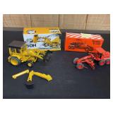 (2) MF Backhoe + O&K Grader