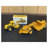 (2) 1/50 Caterpillar Scraper + Bomag Roller