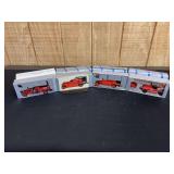 (4) Fire Trucks NIB Conrad