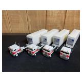 (4) 1/50 Freightliner Dallas Mavis Semi Tractors NIB Conrad