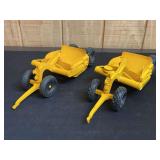 (2) 1/24 Caterpillar Scraper Cruver