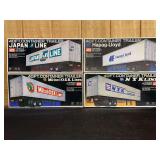 (4) 1/28 Semi Trailer Model Kits NIB IMAI