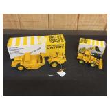 (2) 1/50 Caterpillar Scraper + Wheel Loader NIB