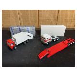 (2) 1/50 Talbert Semi + Garbage Truck NIB Conrad