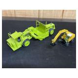 (2) Terex Scraper + Zeppelin Excavator Conrad