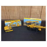 (2) 1/50 Liebherr Excavator + Crane NIB