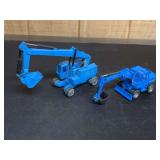 (2) 1/50 Fuchs + Broyt Excavators