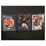 1996 - 1998 John Elway Denver Broncos Football Cards Lot of 3 (Summit, Collector