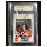 1989 Collegiate Collection #13 Michael Jordan Graded SGC 98