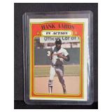 1973 Topps Hank Aaron In Action #300 Baseball Card