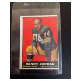 1960 Topps Henry Jordan #45 Green Bay Packers Football Card