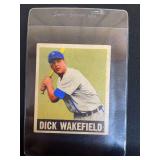 1948 Leaf 50 Dick Wakefield Detroit Tigers Baseball Card Raw