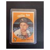 1959 Topps #30 Nellie Fox Chicago White Sox Baseball Card