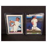 1991 Bowman 569 Chipper Jones & 1995 Select 173 Chipper Jones Baseball Cards Lot of 2