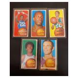 1970 Topps Basketball Card Lot of 5 - Johnny Egan #34, Stan McKenzie #52, Luther Rackley #61, John Warren #91, Rich Johnson #102