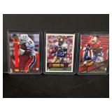 1995 Signature Rookies Football Autograph Lot of 3 A.C. Tellison Willie Clark Larry Jones