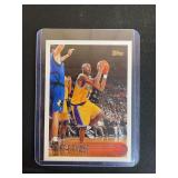 1996 Topps Kobe Bryant Rookie Card #138 Basketball Raw